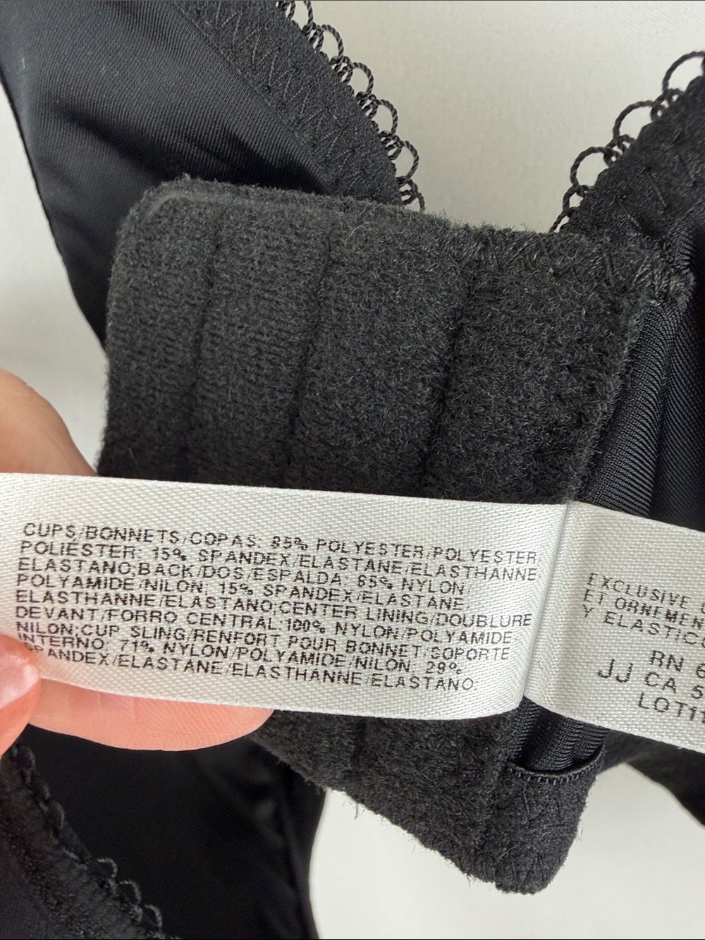 Wacoal Lightweight Breathable T-Shirt Bra | Black | 38C | NWT - Picture 12 of 15